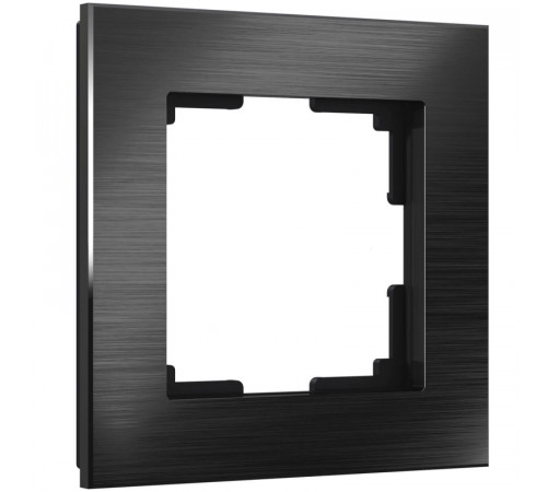 Рамка Werkel Aluminium на 1 пост черный алюминий W0011708 4690389157981 Рамка Werkel Aluminium на 1 пост черный алюминий W0011708 4690389157981