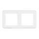 Рамка двухместная Arlight FRM-VERSA-PL-2-WH 043776