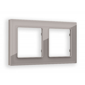 Рамка двухместная Ambrella Volt Platos AF330502