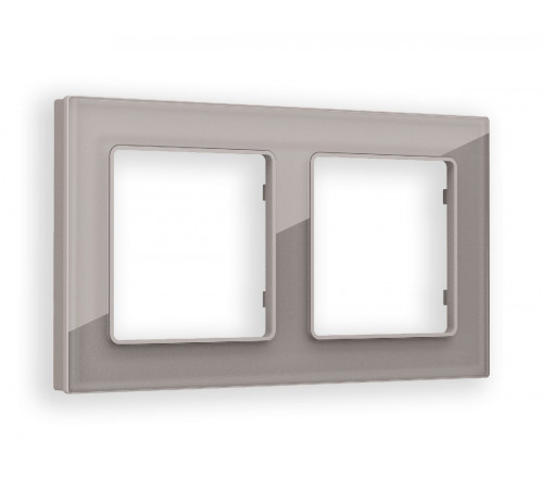 Рамка двухместная Ambrella Volt Platos AF330502 Рамка двухместная Ambrella Volt Platos AF330502