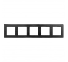 Рамка на 5 постов Arlight FRM-PRESTO-ALS-5-BK 043865