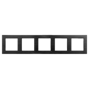 Рамка на 5 постов Arlight FRM-PRESTO-ALS-5-BK 043865