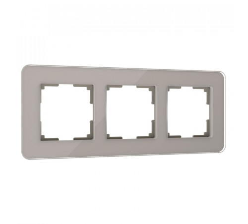 Рамка Werkel Elite на 3 поста дымчатый W0032417 4690389180750 Рамка Werkel Elite на 3 поста дымчатый W0032417 4690389180750