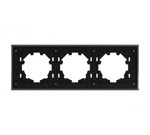 Рамка трехместная ELBI Zena Platin 500-073100-227 Рамка трехместная ELBI Zena Platin 500-073100-227