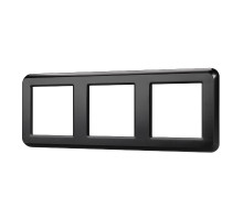 Рамка трехместная Arlight FRM-VERSA-PL-3-BK 043784