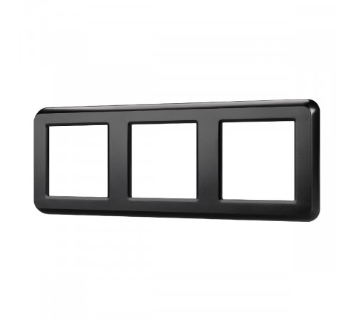 Рамка трехместная Arlight FRM-VERSA-PL-3-BK 043784