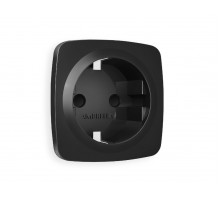 Лицевая панель для розетки с/з со шторками Ambrella Volt Omega OP8070