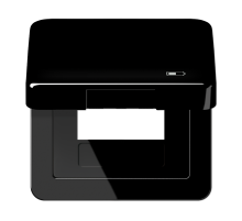 Рамка с подпружиненной крышкой для USB-механизмов Jung CD590KLUSBSW