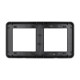 Рамка двухместная Arlight FRM-VERSA-PL-2-BK 043778