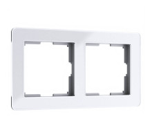 Рамка на 2 поста Werkel Acrylic белый 4690389184840 W0022701