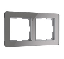 Рамка на 2 поста Werkel Acrylic графит 4690389184864 W0022704