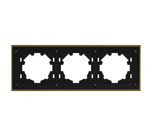 Рамка трехместная ELBI Zena Platin 500-073400-227 Рамка трехместная ELBI Zena Platin 500-073400-227
