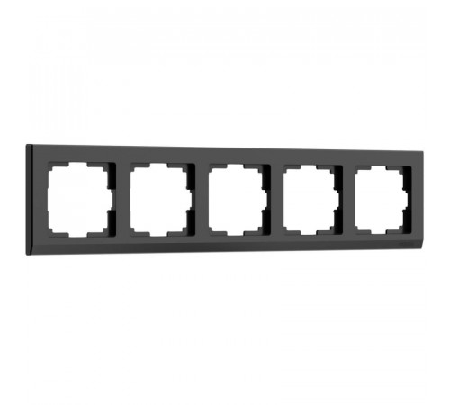 Рамка на 5 постов Werkel Stark черный W0051808 4690389161957 Рамка на 5 постов Werkel Stark черный W0051808 4690389161957