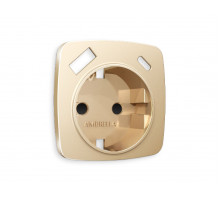 Лицевая панель для розетки с/з со шторками 2USB A+C Ambrella Volt Omega OP6100