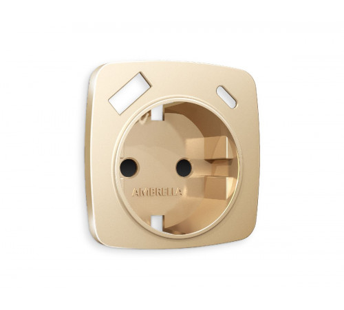 Лицевая панель для розетки с/з со шторками 2USB A+C Ambrella Volt Omega OP6100 Лицевая панель для розетки с/з со шторками 2USB A+C Ambrella Volt Omega OP6100