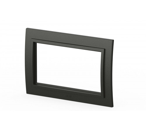 Рамка для двухместной розетки без заземления ELBI Zena 608-011100-908 Рамка для двухместной розетки без заземления ELBI Zena 608-011100-908