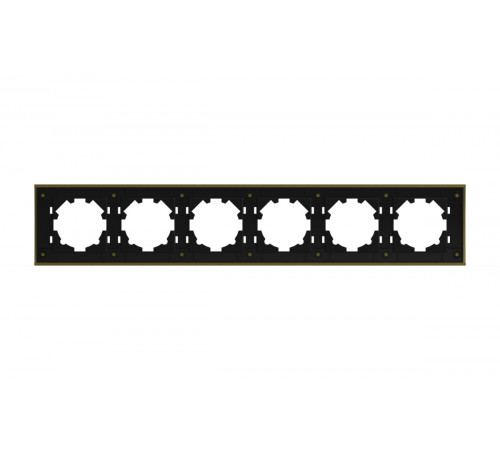 Рамка шестиместная ELBI Zena Platin 500-073400-252 Рамка шестиместная ELBI Zena Platin 500-073400-252