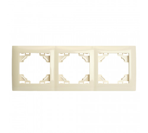 Рамка трехместная Stekker PFR00-9013-02 Эрна Элегант 49668 Рамка трехместная Stekker PFR00-9013-02 Эрна Элегант 49668