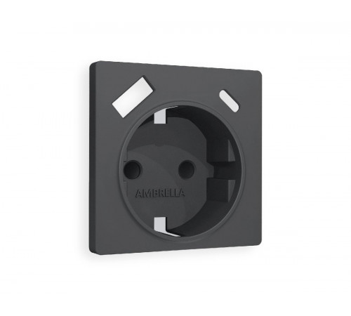 Лицевая панель для розетки с/з со шторками 2USB A+C Ambrella Volt Alfa AP9100 Лицевая панель для розетки с/з со шторками 2USB A+C Ambrella Volt Alfa AP9100