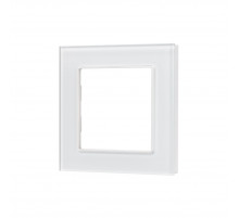 Рамка одноместная Arlight FRM-GLARE-GS-1-WH 043786