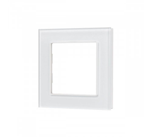 Рамка одноместная Arlight FRM-GLARE-GS-1-WH 043786 Рамка одноместная Arlight FRM-GLARE-GS-1-WH 043786