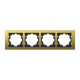Рамка четырехместная ELBI Zena Platin 500-073400-228