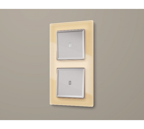 Рамка двухместная Ambrella Volt Platos AF330602 Рамка двухместная Ambrella Volt Platos AF330602