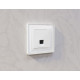 Лицевая панель для компьютерной/телефонной розетки RJ-45/RJ-11 Ambrella Volt Alfa AP1320