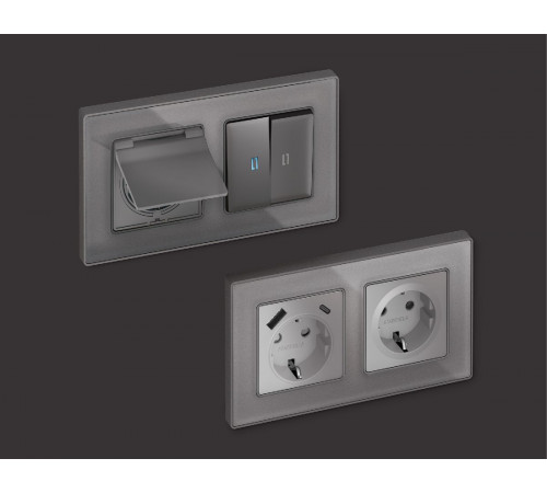 Рамка двухместная Ambrella Volt Arctic AF580652 Рамка двухместная Ambrella Volt Arctic AF580652