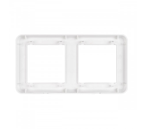 Рамка двухместная Arlight FRM-VERSA-PL-2-WH 043776 Рамка двухместная Arlight FRM-VERSA-PL-2-WH 043776