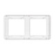 Рамка двухместная Arlight FRM-VERSA-PL-2-WH 043776