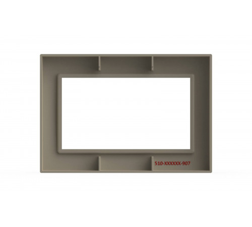 Рамка для двухместной розетки с заземлением ELBI Vega 510-010300-907 Рамка для двухместной розетки с заземлением ELBI Vega 510-010300-907