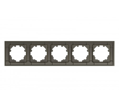 Рамка пятиместная ELBI Zena 500-011400-250 Рамка пятиместная ELBI Zena 500-011400-250