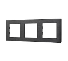 Рамка трехместная Arlight FRM-PRESTO-ALS-3-BK 043857