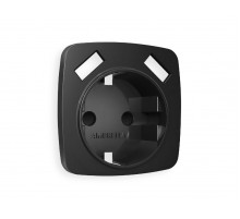 Лицевая панель для розетки с/з со шторками 2USB A+A Ambrella Volt Omega OP8090