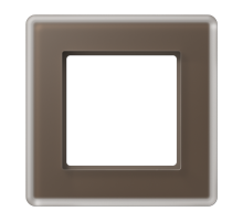 Рамка одноместная Jung AV581GLMMO