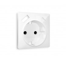 Лицевая панель для розетки с/з со шторками 2USB A+C Ambrella Volt Alfa AP1100