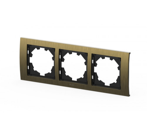 Рамка трехместная ELBI Zena Platin 500-075800-227 Рамка трехместная ELBI Zena Platin 500-075800-227