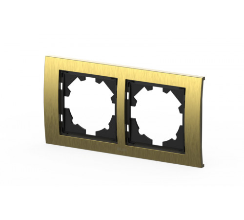 Рамка двухместная ELBI Zena Platin 500-073400-226 Рамка двухместная ELBI Zena Platin 500-073400-226