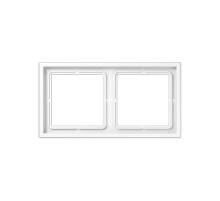 Рамка двухместная Jung LSZ982BFWWM