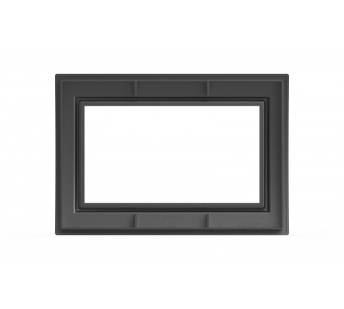 Рамка для двухместной розетки с заземлением ELBI Zena 608-011000-907 Рамка для двухместной розетки с заземлением ELBI Zena 608-011000-907
