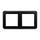 Рамка двухместная Arlight FRM-VERSA-PL-2-BK 043778