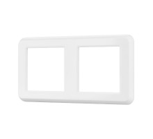 Рамка двухместная Arlight FRM-VERSA-PL-2-WH 043776