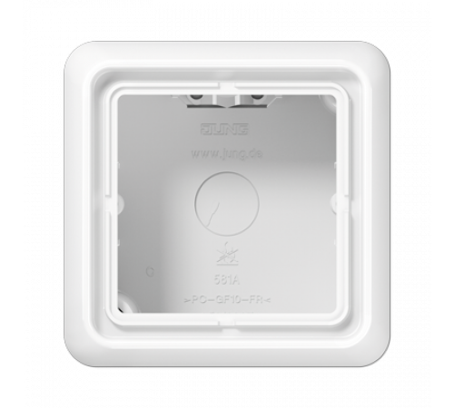 Коробка одноместная Jung CD581AWW Коробка одноместная Jung CD581AWW