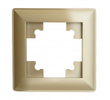 Рамка одноместная Stekker PFR00-7001-08 Катрин 49606