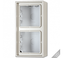 Коробка двухместная Jung AL2582A-L