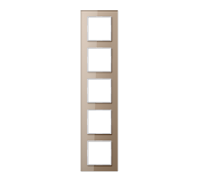 Рамка пятиместная Jung AC585GLCH