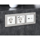Рамка трехместная Ambrella Volt Platos AF330403