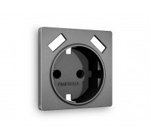 Лицевая панель для розетки с/з со шторками 2USB A+A Ambrella Volt Alfa AP6590