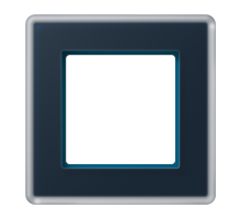 Рамка одноместная Jung AV581GLMNB